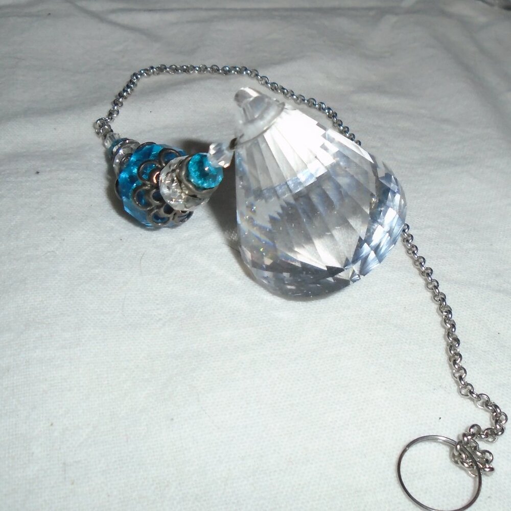 Suncatcher with large prism on bottom